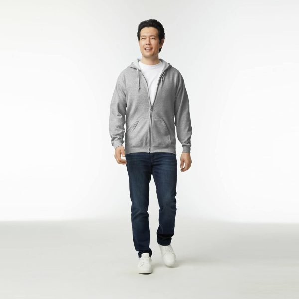 Men's Full Zip Hooded Sweatshirt - Image 6