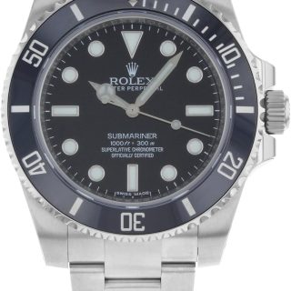 Submariner Black Dial Oystersteel 40mm Men's Watch 114060