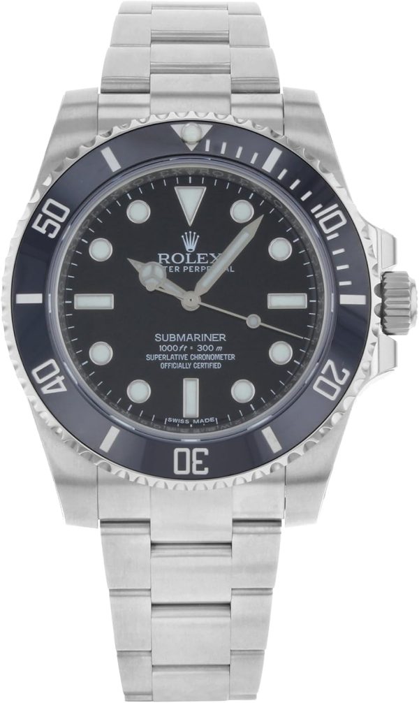 Submariner Black Dial Oystersteel 40mm Men's Watch 114060