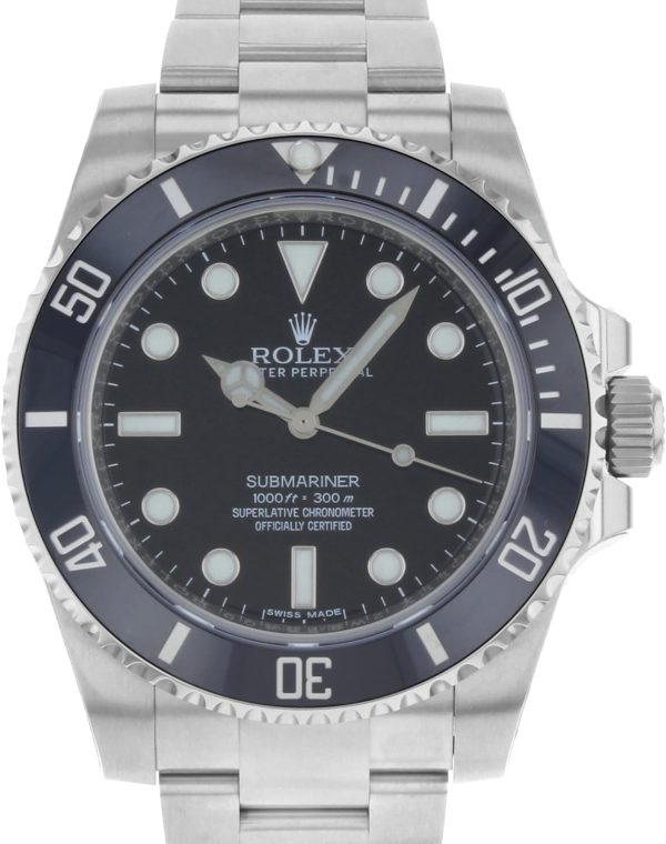 Submariner Black Dial Oystersteel 40mm Men's Watch 114060 - Image 3